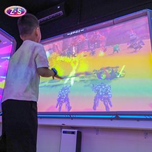 Smart Motion Capture Projection Motion Sensor Mech Warrior Game for Indoor Play