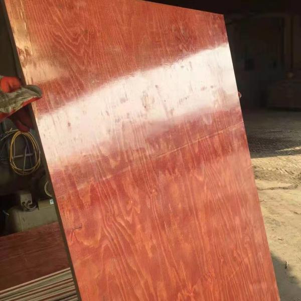 1-21mm Thickness Pine Finish Plywood / Shuttering Plywood Sheets Long Using Life