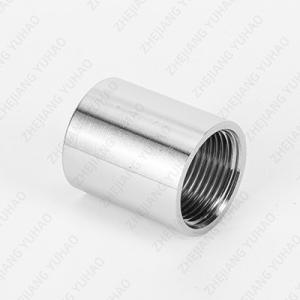 Couplings féminins de fils en acier inoxydable 316 304 carbone BSPT NPT