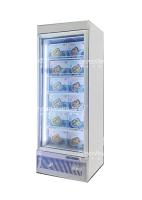 Fornecimento de fábrica Congelador vertical para alimentos congelados com prateleiras ajustáveis