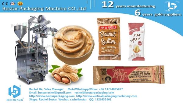 How to pack honey sachet (Bestar small liquid 3 side seal packaging machine) BSTV-160S