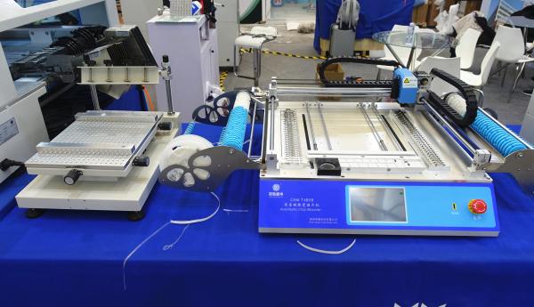 High accuracy SMT Stencil printer 3040 + CHMT48VB smt pick and place machine