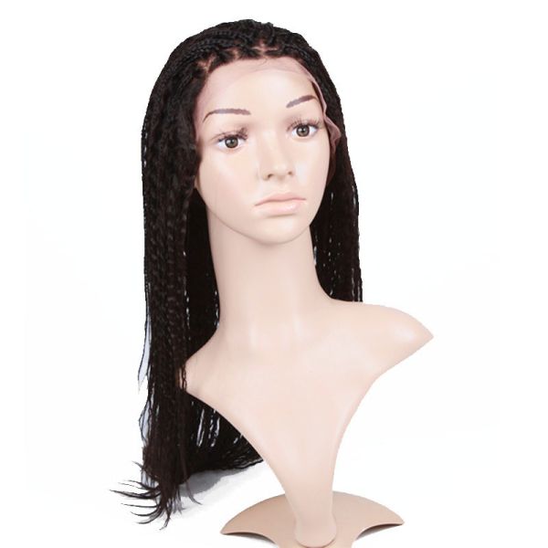 Natural Unprocessed Silk Straight Full Hand Tied HD Full Swiss Lace Wig Length 10-24inch