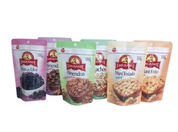 custom printed zipper food pouch reusable mylar k plastic packaging bags