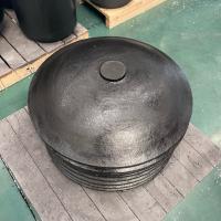 High-Temperature Melting Crucible And Cover For Copper Gold Aluminum Zinc With Pouring Nozzle For Charging And Pouring