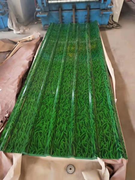 Galvanized Roofing Sheet Width 750mm-1050mm Coated Color Painted PPGI Building Material Galvanized Steel Roof Plate Coating Z61-Z90