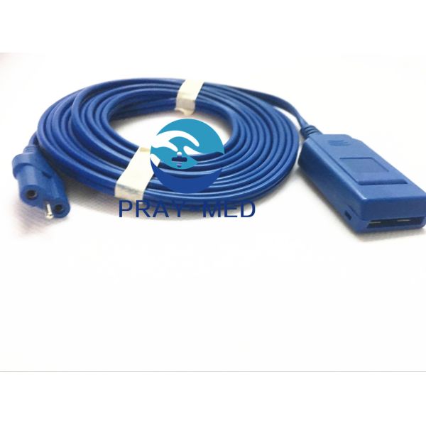 Кабель плиты диатермии PVC 3m терпеливый для пусковой площадки земли Electrosurgical
