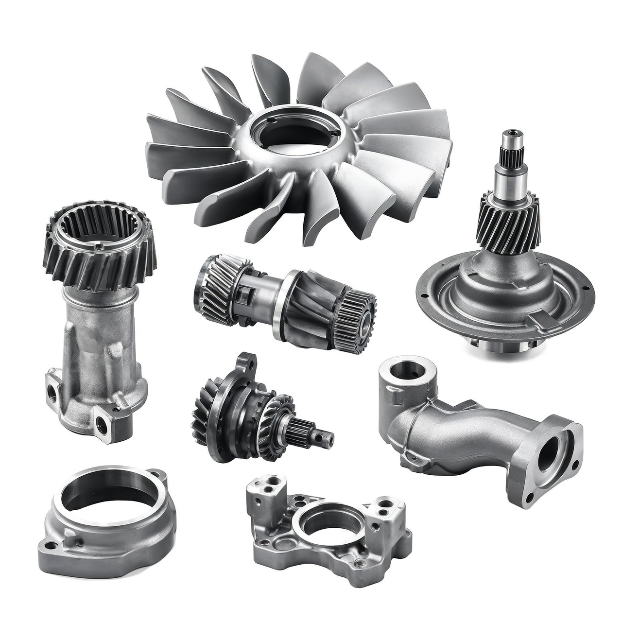 JB Inconel713C Turbine Wheel Shaft Moving Blades Gas Diesel Engine Combustion Chamber Investment Casting Services