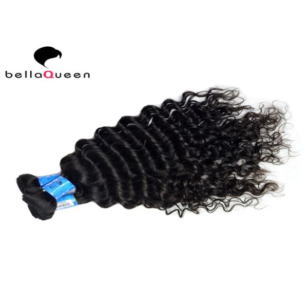 Cheveux de perruques de dentelle d'embrouillement libre profond de vague de cheveux de Remy pleins 10 - 30 pouces