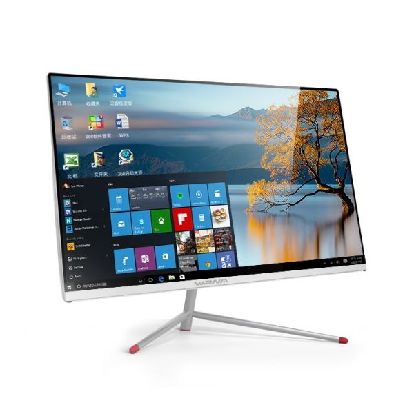 23.6 pulgadas Full HD Core i3 / i5 / i7 computadora de escritorio todo en un solo PC Barebone para negocios