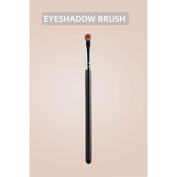 A59 Деревянная ручка Маленькая макияжная щетка для теней с волосами на хвосте