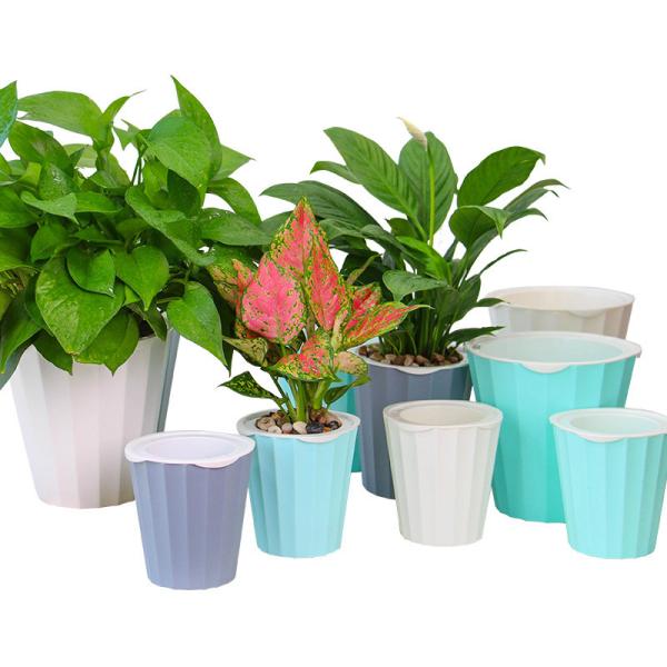 9.9x9.5cm Decorative Bonsai Wick Self Watering Houseplant Pots