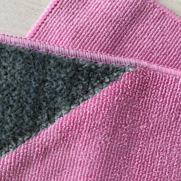 New style with scrape kitchen microfiber easy washing towels 40cm* 40cm OEM in China