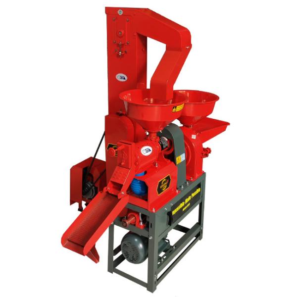 Moulin à riz commercial combiné 11KW avec élévateur d'ascenseur