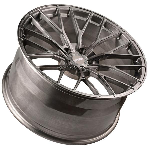 Rodas forjadas de grande resistência da liga do carro do Gunmetal