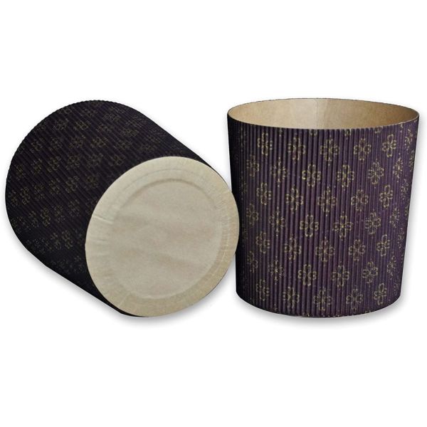 Гофрированная чашка Брауна прессформы лотка кулича устранимая бумажная печь покрыла