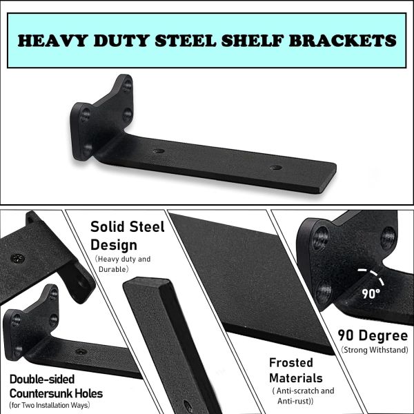 6 дюймовые тяжеловесные стальные рамочные скобки L-образные стенные рамочные скобки Толщина 0,1-5 мм
