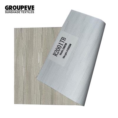 Elegance 100% Polyester Blackout Roller Roman Shades Fabrics For Home Decoration