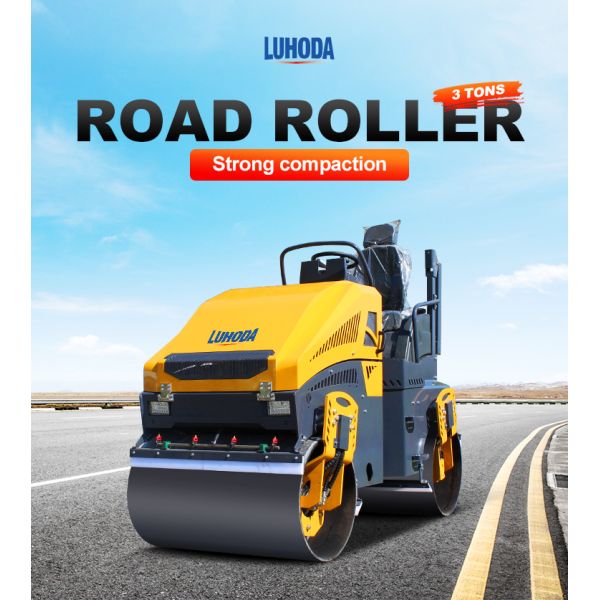 Industrial Compactor Machine Hydraulic Vibrating Asphalt Road Roller Price for Sale