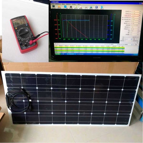 Waterproof SunPower Flexible Solar Panels , 100 Watt SunPower Marine Solar Panels