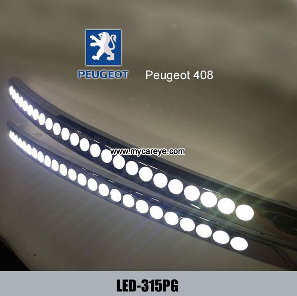 Peugeot 408 DRL LED Daytime Running Light car daylight wholesale company