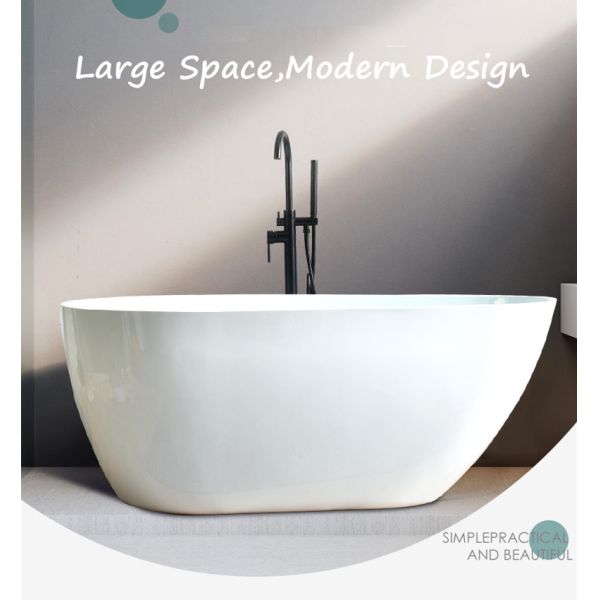 Овальная форма акриловая свободно стоящая ванна cUPC Certified