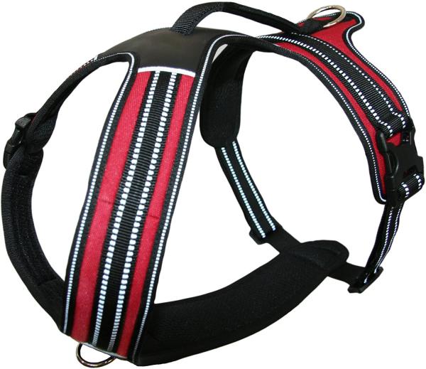 Two Leash Attachment Rings soft No Pull Nylon Dog Harness