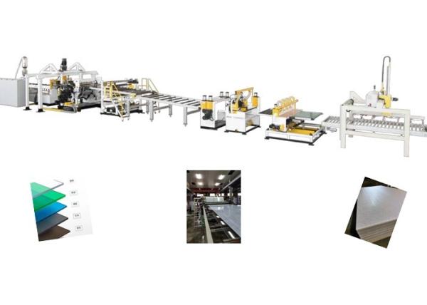 GPPS ABS Plastic Plate PC PMMA Sheet Extrusion Lines