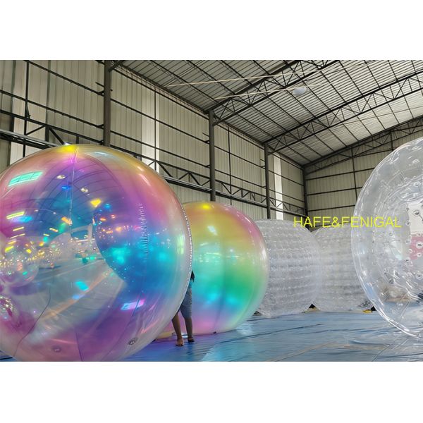 Ultra-Reflective Holographic Mirror Balloon with 95% Reflectivity UV-Resistant Dual-Layer PVC for Events
