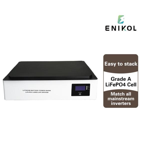 48v 100ah batterie au lithium empilable 5kwh batterie solaire Lifepo4 51.2v