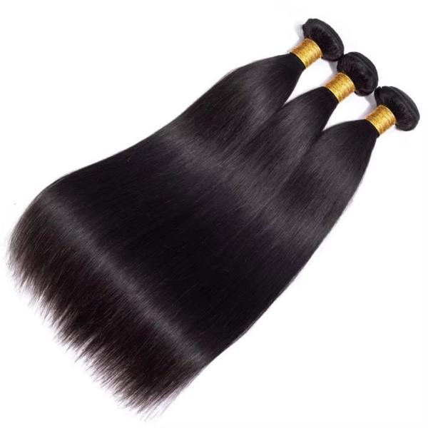 Straight Cheap Natural  Remy Indian Human Hair Vendor Weave Bundles and wefts