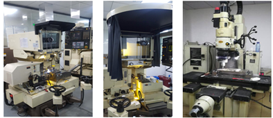 Metal Wire Cutting Parts Precision Mechanical Spare Parts With Polishing DLC Coating