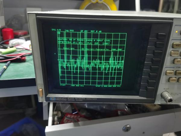 Agilent 8753A 3 GHz Transmission / Reflection Vector Network Analyser VNA