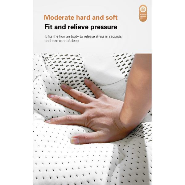 Modern Bedroom Mattress with Honeycomb Breathable Structure and Double-layer Support