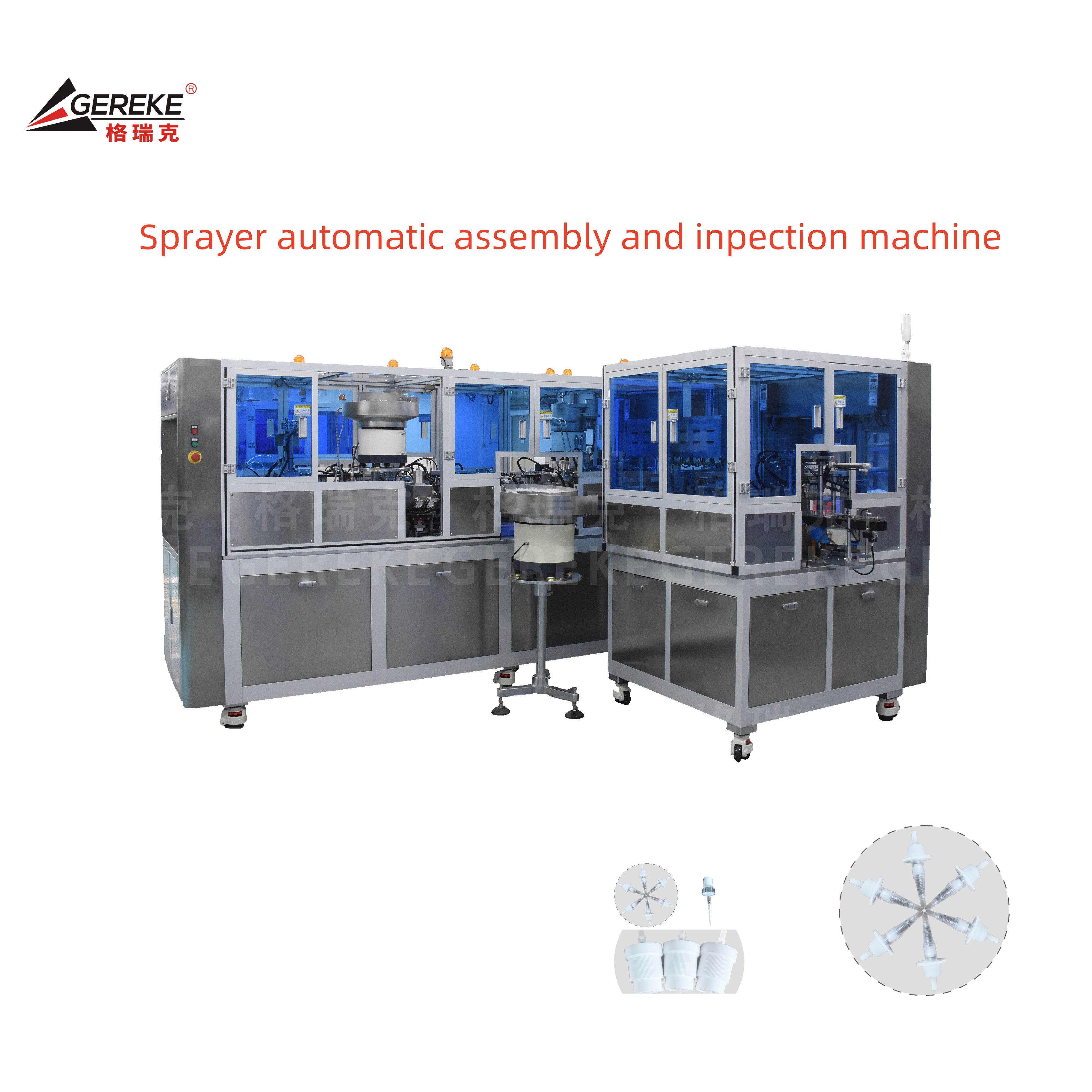 Pump Engine Automatic Assembly Inspection Machine For Nasal Spray Mist Spray