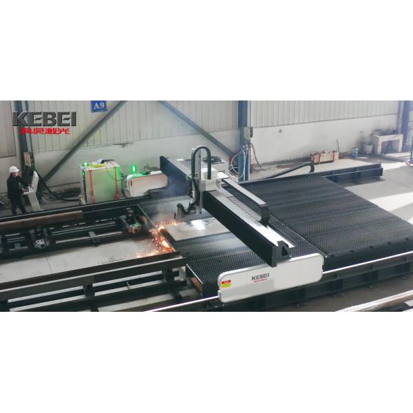 Steel Structure 12000Watt 20KW Large Format Gantry Beveling Laser Cutting Machine 12kw 30kw