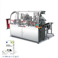4 côtés scellant la machine à emballer horizontale d'écoulement de sachet, tissu humide antibrouillard de verre en verre faisant la machine