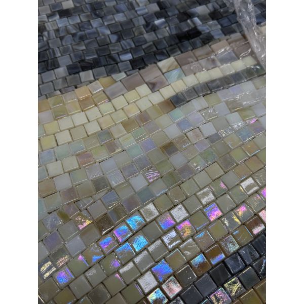Elegant and Stylish Jade Style Glass Wall Art Mosaics For Living Room and Dining Room