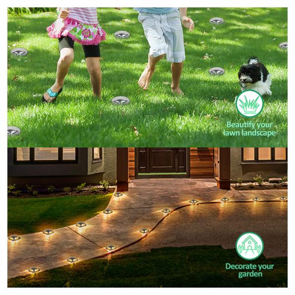 2W IP67 LED Inground Lights Outdoor Ultra Thin Diameter 55mm SMD LED Walkover Lights With Aluminum Housing