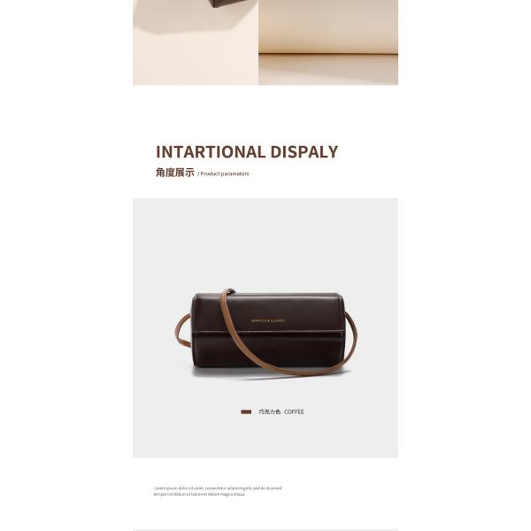 2024 NUEVA MODA SIMPLE BOLSA PEQUEÑA REDO TODO hombro único cuerpo cruzado bolso femenino moda bolso sin cilindro