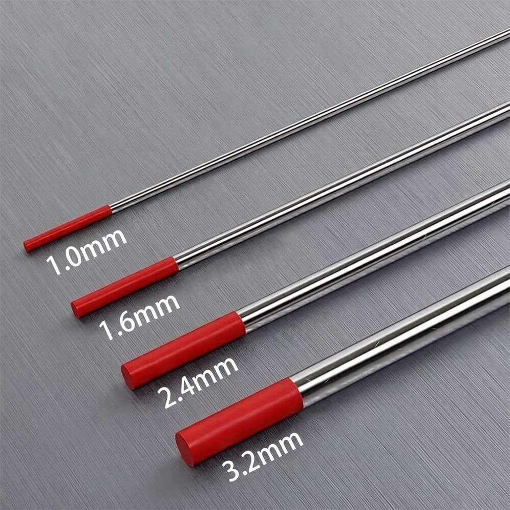 TIG Welding Parts WT20 Thoriated Tungsten Needle Tungsten Electrode Argon Arc Welding Red Head Tungsten Needle 1.6/2.4/3.2mm