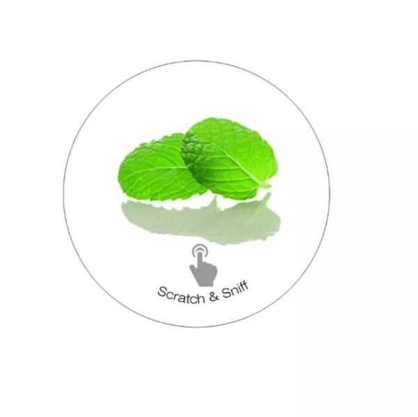 New Designs Perfume Sleep Aid Decor Scratch And Sniff Scented Label Stickers