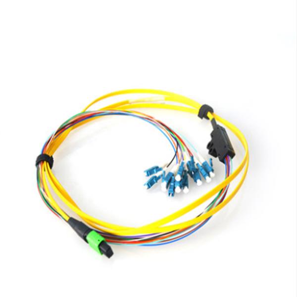8 Fiber SM OM2MTP/MPO to LC Fan-out type MPO fiber optic cable