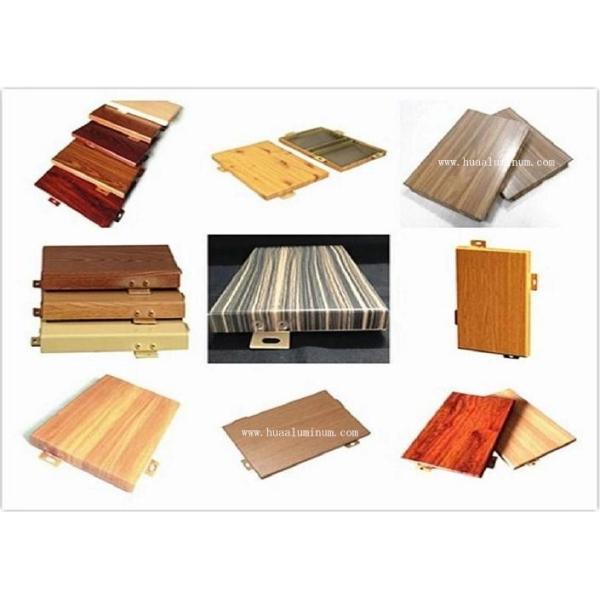Anti Corrosion Aluminium Solid Panel Wooden Finishing 4mm Aluminum Sheet