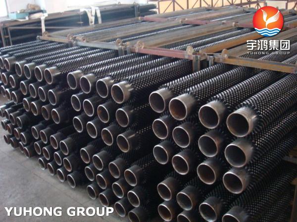 A335 P9 ASTM Studded Fin Tube For Fired Heater Steam Boiler