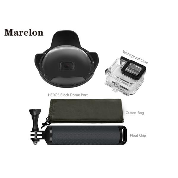 Increased View Gopro Hero 5 Dome Port With Floaty Lens Hood Handle Pole