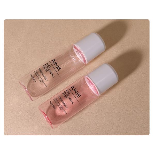 250 ml 300 ml Botellas de plástico para cosméticos Shampoo Conditioner Botellas de aceite Impresión de logotipos