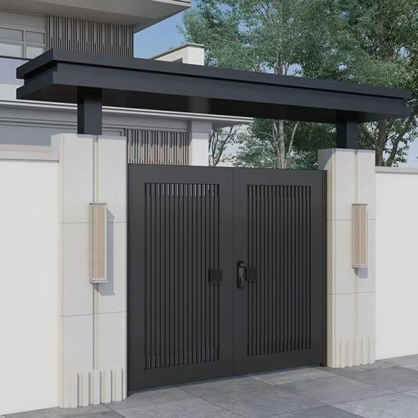 Chinese Style Curtains Roof Panels Gazebos Outdoor Aluminum Pergola with Privacy