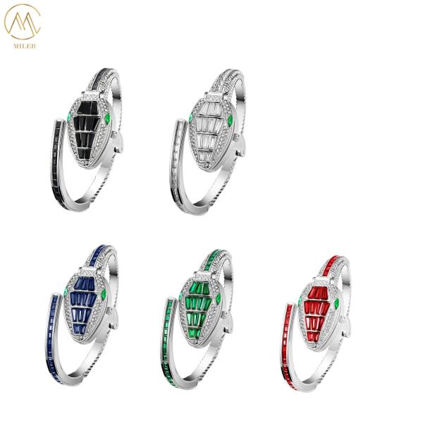 Miler Fashion Creative Senior Sense Pointer Montres pour femmes avec coquille de diamant