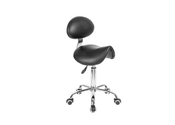 ISO13485 Φ480mm Dental Nurse Office Hospital Furniture Chairs Stool With Backrest